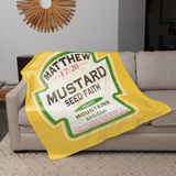 Kerusso Mustard Fleece Blanket