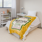 Kerusso Mustard Fleece Blanket