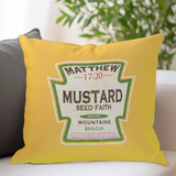 Kerusso Mustard Square Pillow