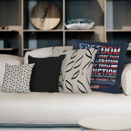 HOLD FAST Reagan Freedom Square Pillow