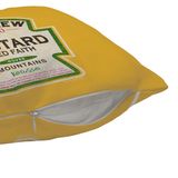 Kerusso Mustard Square Pillow