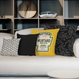 Kerusso Mustard Square Pillow