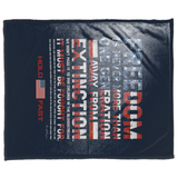 HOLD FAST Reagan Freedom Plush Fleece Blanket