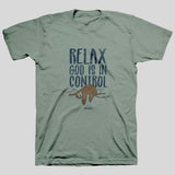 Kerusso Christian T-Shirt God Is In Control Philippians 4:6-7