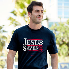 Kerusso Christian T-Shirt Jesus Saves '24