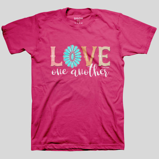 Kerusso Womens T-Shirt Love One Another