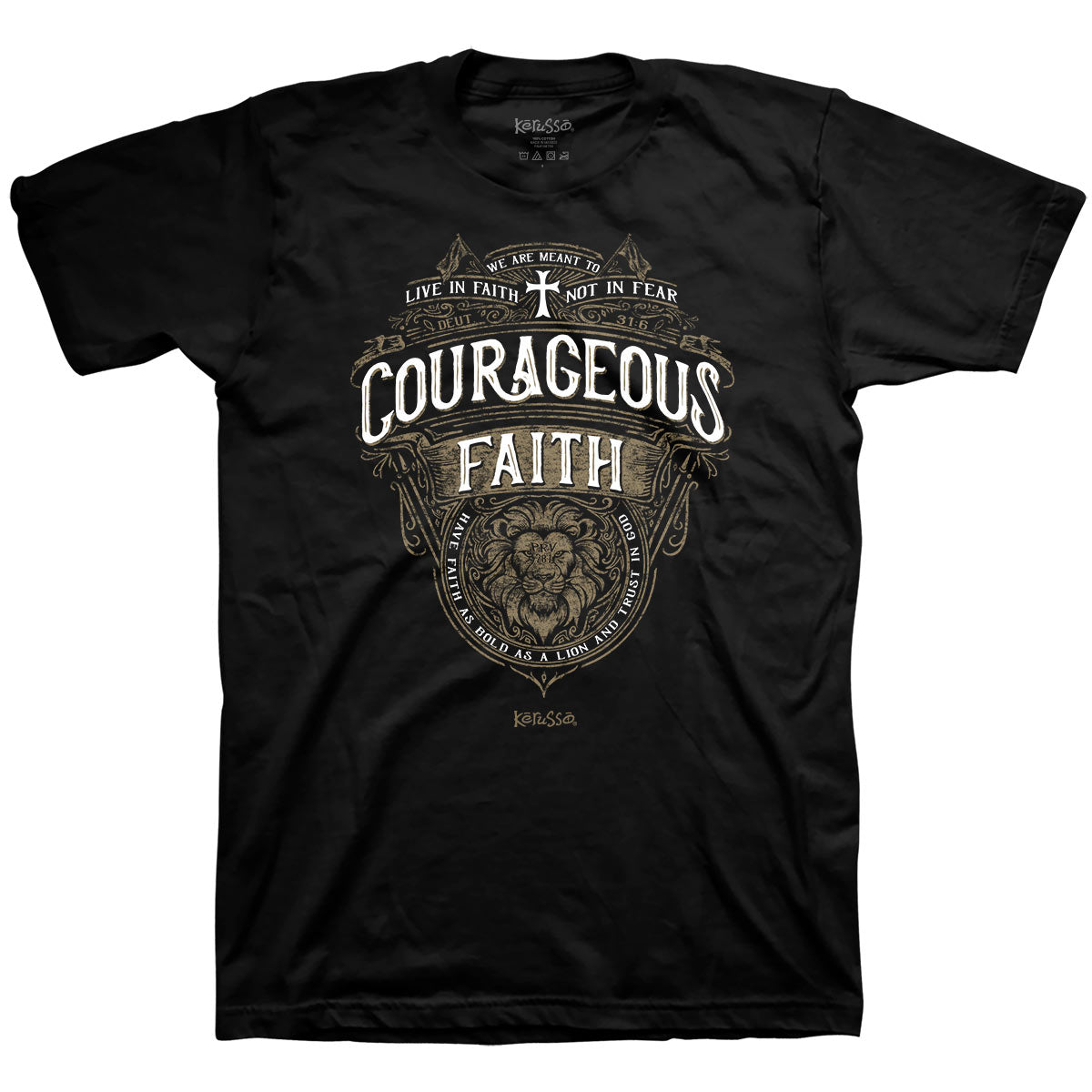 Inspirational, Be Strong And Courageous T-Shirts. Faith Tees Inspirational, Be Strong And Courageous T-Shirts. Faith Tees