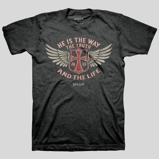 Kerusso Christian T-Shirt Wings John 14:6