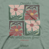 Kerusso Womens T-Shirt Wildflowers
