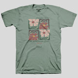 Kerusso Womens T-Shirt Wildflowers