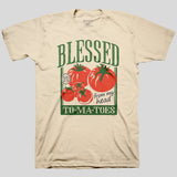 Kerusso Womens T-Shirt Blessed To-ma-toes