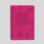 Kerusso Womens Faux Leather Journal Loved Chosen