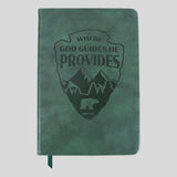 Kerusso Mens Leather Journal Where God Guides