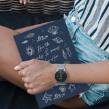 Kerusso Womens Faux Leather Journal Wind And Waves