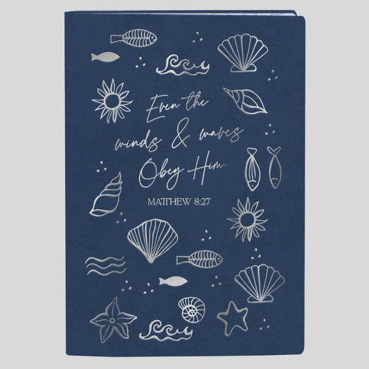 Kerusso Womens Faux Leather Journal Wind And Waves