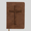 Kerusso Mens Faux Leather Journal The Cross