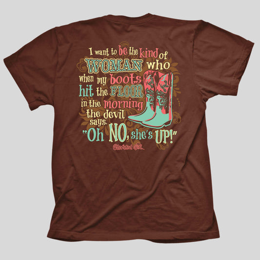 Cherished Girl Womens T-Shirt Oh No