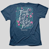 Cherished Girl Womens T-Shirt Trust In The Lord