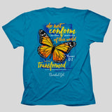 Cherished Girl Womens T-Shirt Butterfly Transformation