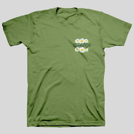 Cherished Girl Womens T-Shirt Many Blessings