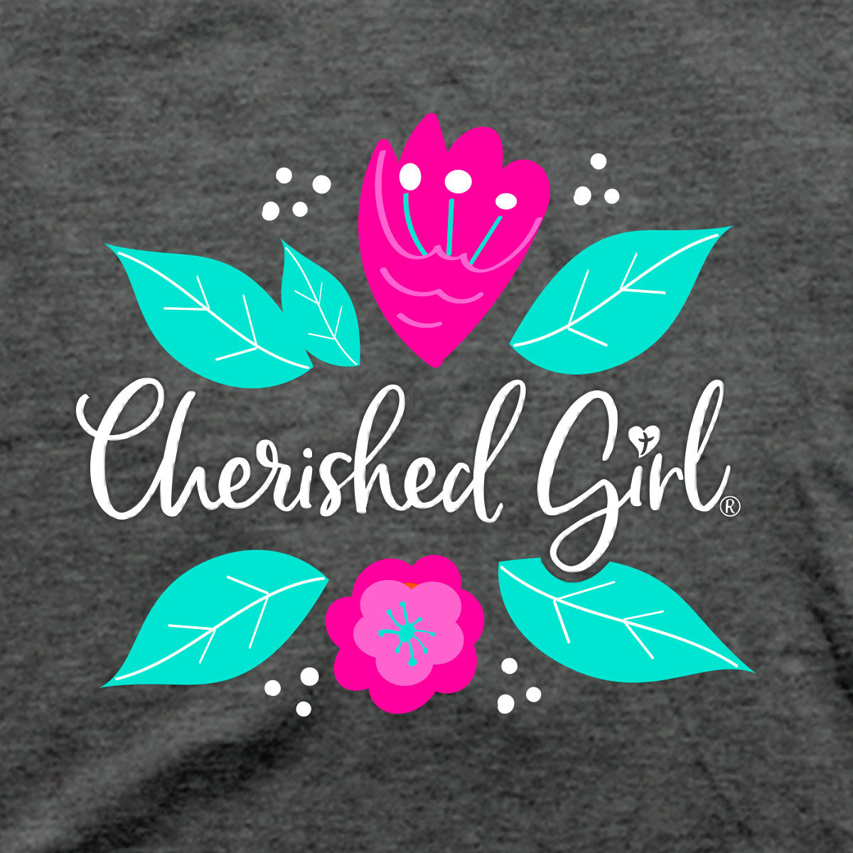 Cherished Girl Womens T-Shirt Walk In Love