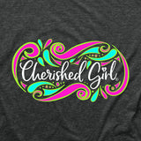 Cherished Girl Womens T-Shirt Walk By Faith