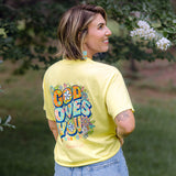 Cherished Girl Womens T-Shirt God Loves You