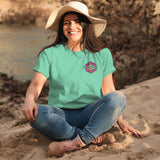 Cherished Girl Womens T-Shirt Blessed Is She Who Has Believed