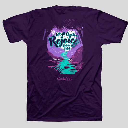 Cherished Girl Womens T-Shirt Rejoice