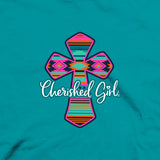 Cherished Girl Womens T-Shirt Pray About Everything