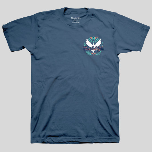 Cherished Girl Womens T-Shirt Peace Of Christ Colossians 3:15