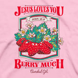 Cherished Girl Womens T-Shirt Berry Much