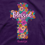 Cherished Girl Womens T-Shirt Blessed