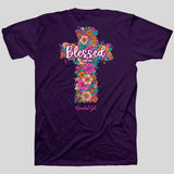 Cherished Girl Womens T-Shirt Blessed