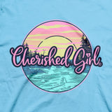 Cherished Girl Womens T-Shirt Sunny