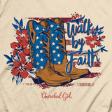 Cherished Girl Womens T-Shirt Boots