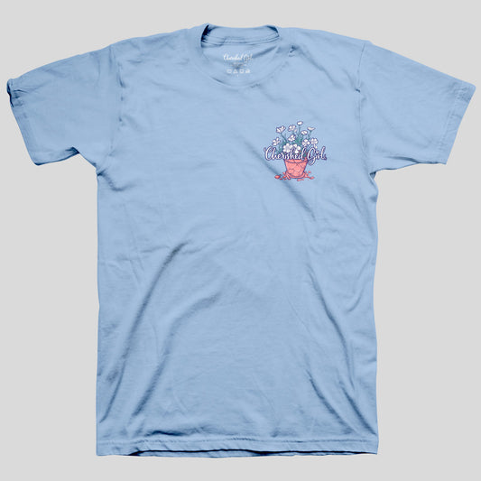 Cherished Girl Womens T-Shirt Blooms