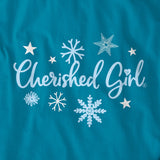 Cherished Girl Womens Long Sleeve T-Shirt Snowflake