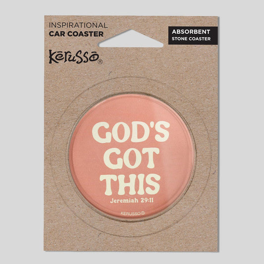 Kerusso Car Coaster God's Got This