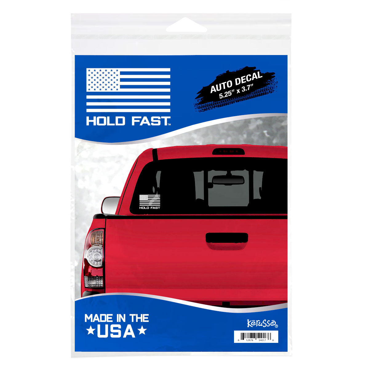 HOLD FAST Flag Logo Vinyl Auto Decal
