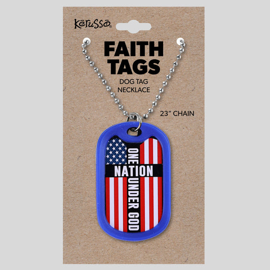 Faith Gear Dogtag Necklace One Nation