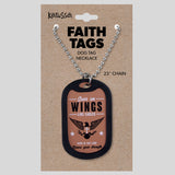 Faith Gear Dogtag Necklace Wings
