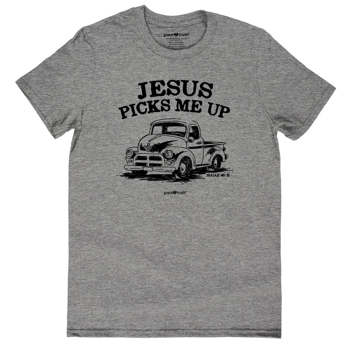grace & truth Womens T-Shirt Jesus Picks Me