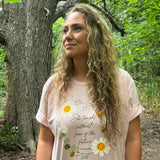 grace & truth Womens T-Shirt She Laughs Without Fear