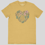 grace & truth Womens T-Shirt The Grass Withers And The Flowers Fade