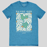 grace & truth Womens T-Shirt Praise God Flowers