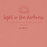 grace & truth Womens T-Shirt Light In The Darkness