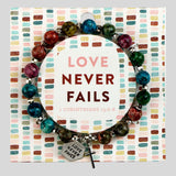 grace & truth Love Never Fails Keepsake Bracelet