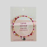 grace & truth Womens Bracelet Love Never Fails