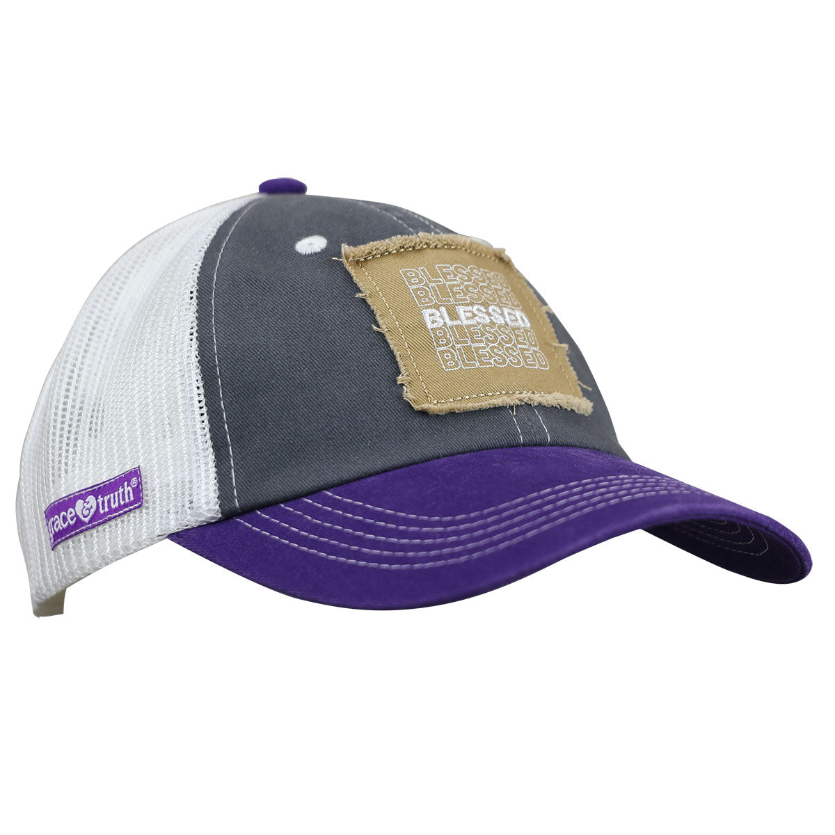 grace & truth Womens Cap Blessed Patch